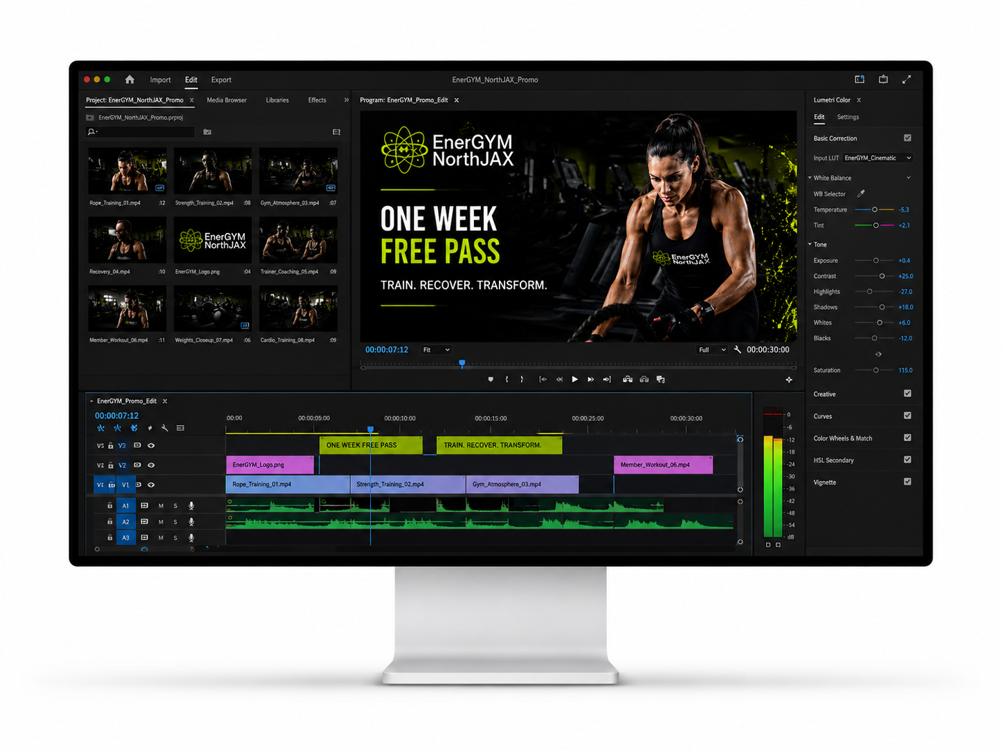 Video editing and content creation examples
